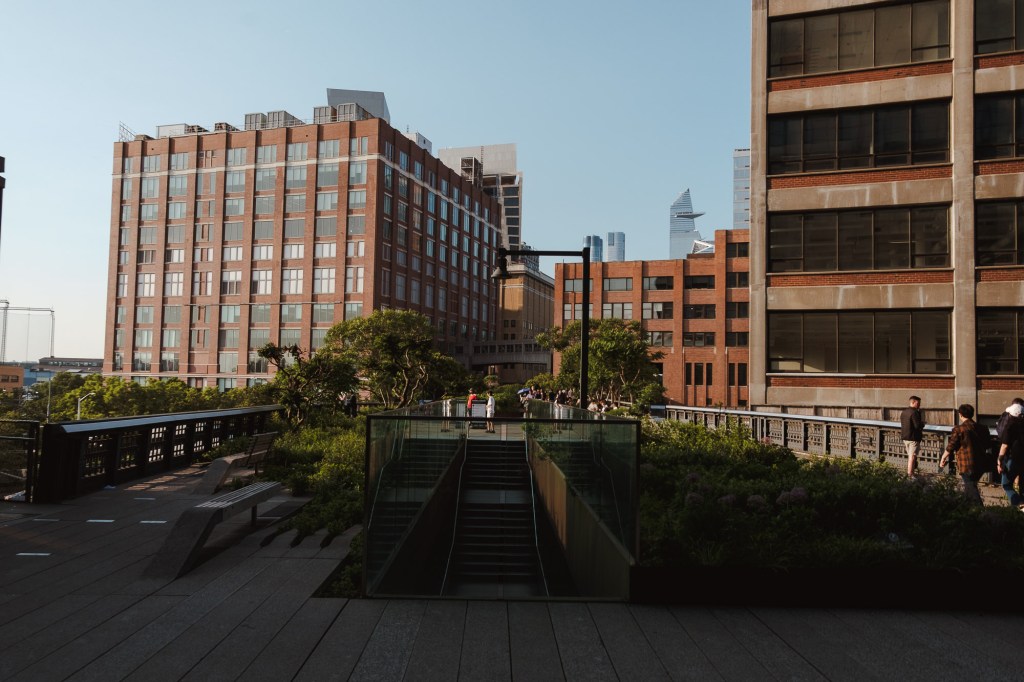 Geometric patterns on NYC building facade captured using Fuji XF 18-55mm f2.8-4.