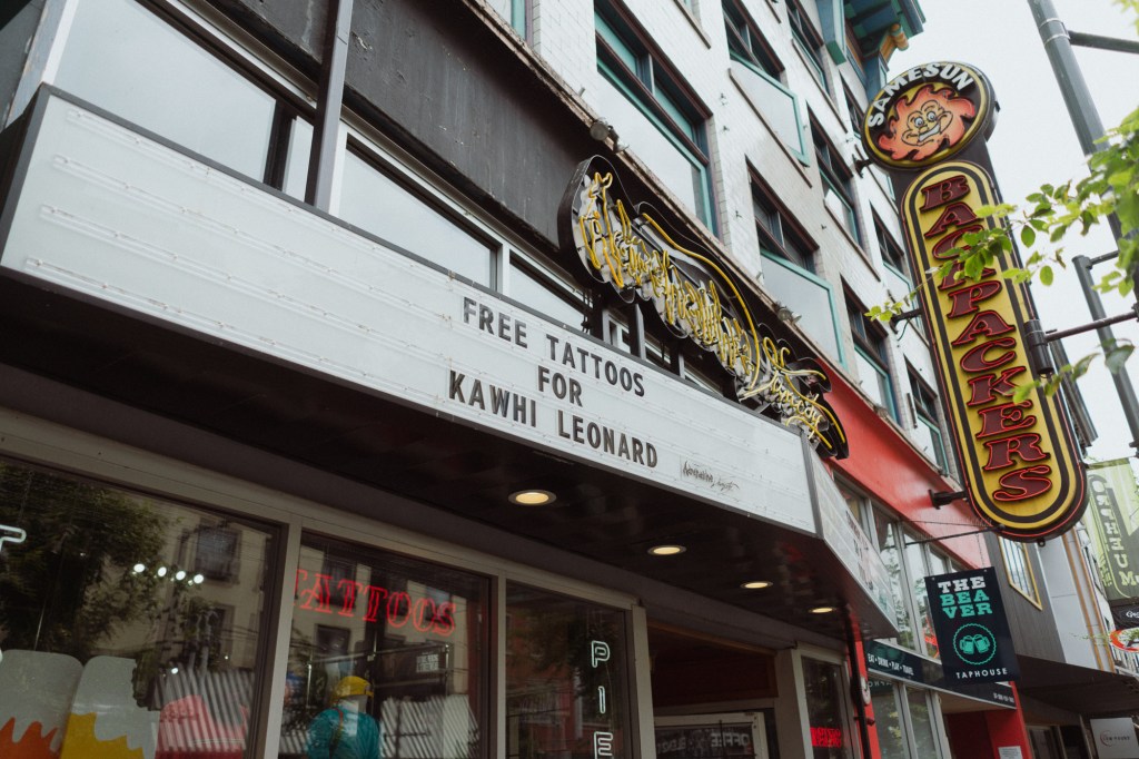Vancouver city street scene photographed using Sony A7 and 28mm f2 lens.