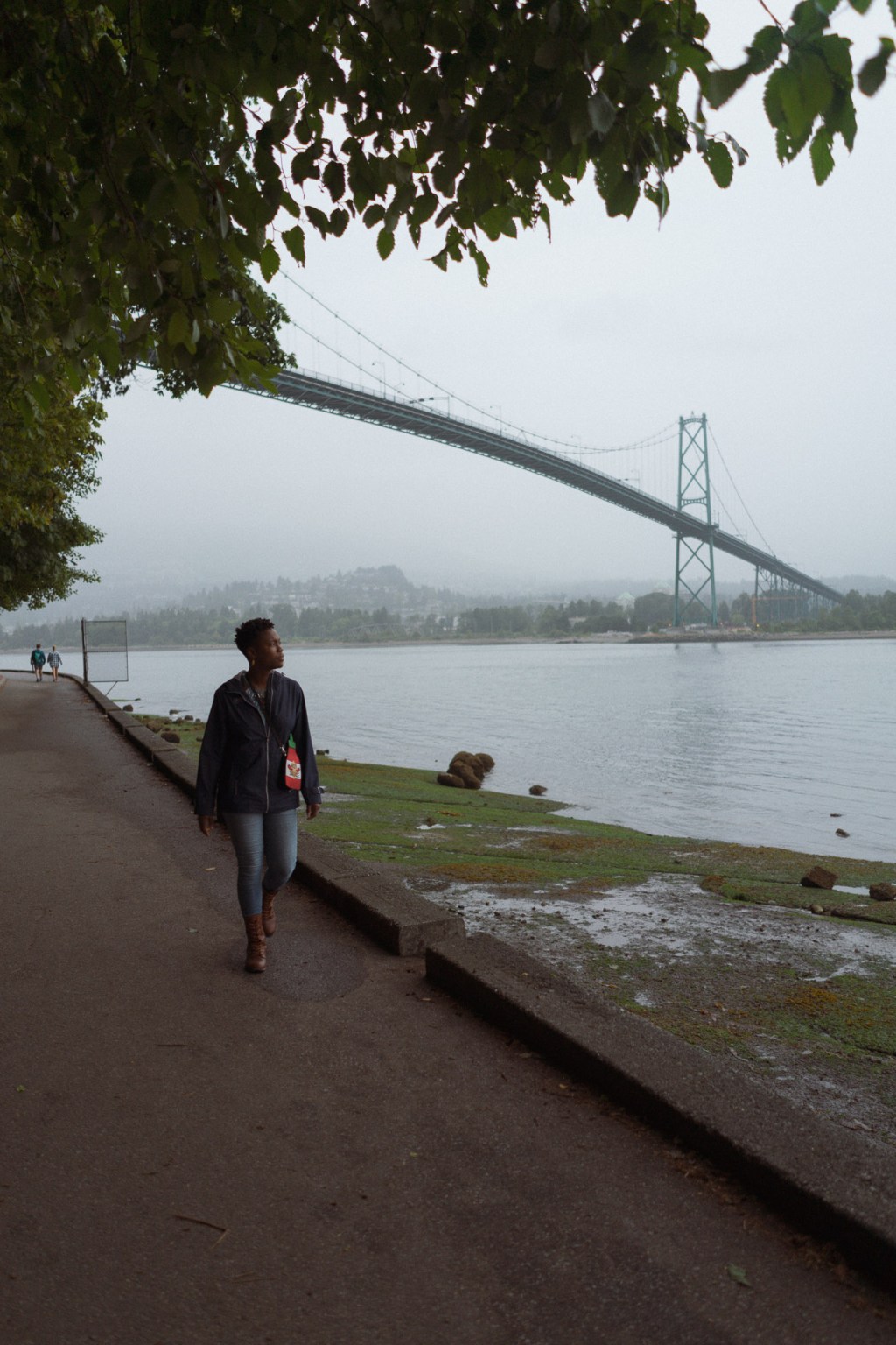 Portrait of woman in Vancouver photographed using Sony A7 and Sony FE 28mm F2 lens.