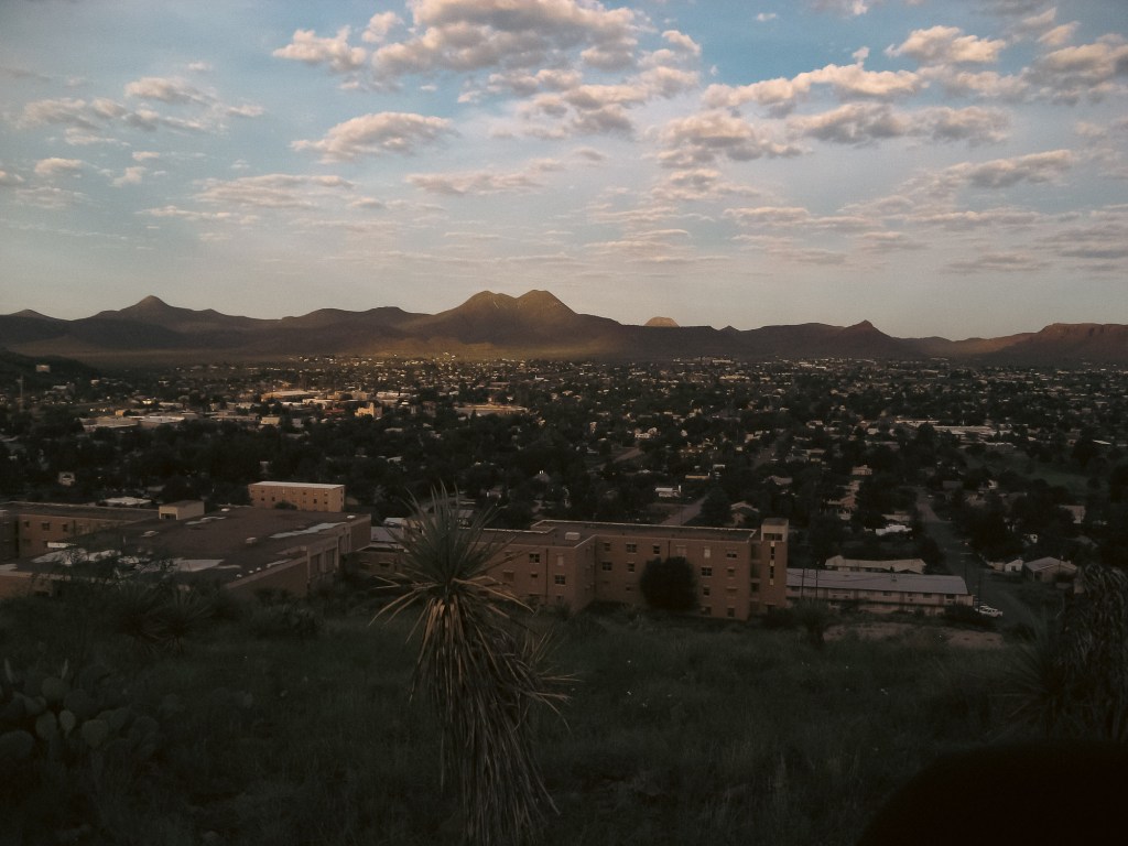 Photo taken from Hancock Hill Trail in Alpine, Texas